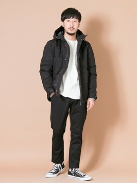 「URBAN RESEARCH（アーバンリサーチ）のアイテム（ブルゾン）」を使った、moriyamaさん（メンズ・172cm）の秋コーディネート