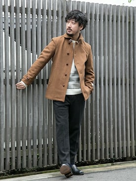 「URBAN RESEARCH（アーバンリサーチ）のアイテム（その他アウター）」を使った、moriyamaさん（メンズ・172cm）の冬コーディネート