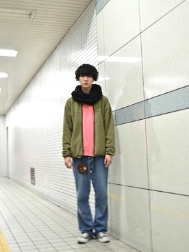 「HELLY HANSEN（ヘリーハンセン）のアイテム（その他アウター）」を使った、GIROさん（メンズ・180cm）の春コーディネート