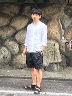 「タバコ」｜「アイテム（その他）」を使った、Ryusuke Mizunoさん（メンズ・167cm）の秋コーディネート