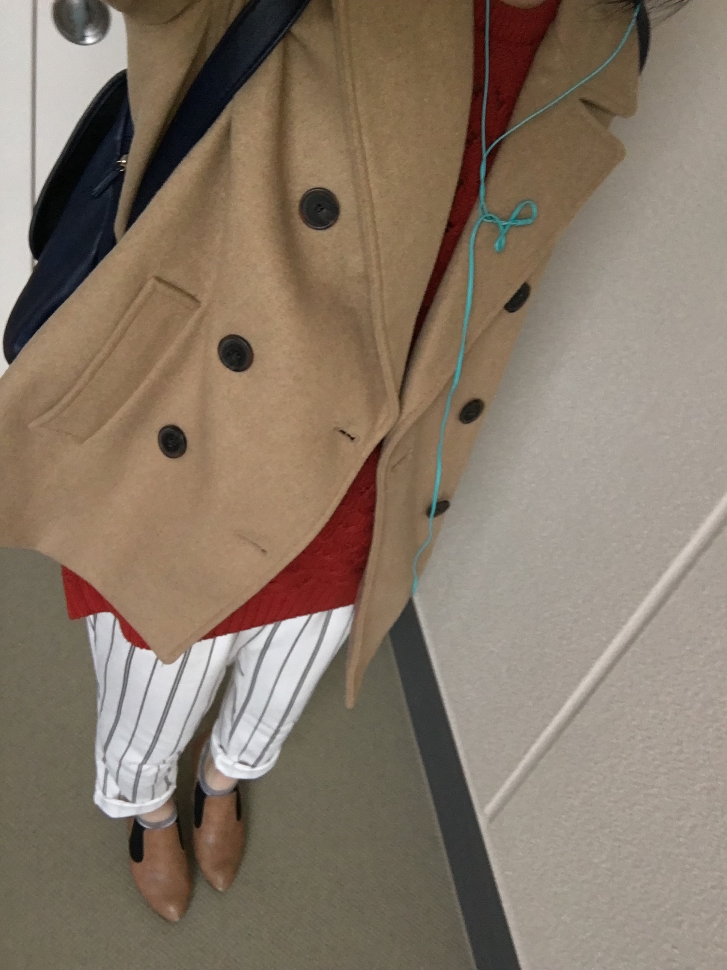 「OLD NAVY（オールドネイビー）のアイテム（ダウンジャケット/コート）」を使った、か。な。さん（レディース・156cm）の冬コーディネート