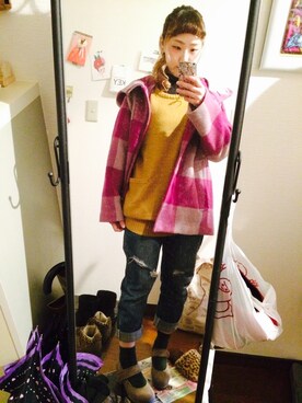 mayuさん（レディース・154cm）の冬コーディネート