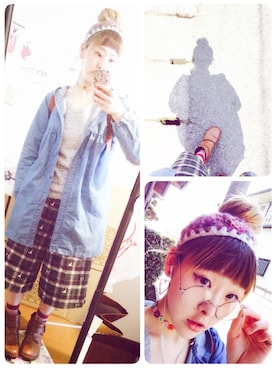 「COGU（コグ）のアイテム」を使った、mayuさん（レディース・154cm）の春コーディネート