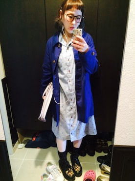 「COGU（コグ）のアイテム」を使った、mayuさん（レディース・154cm）の春コーディネート