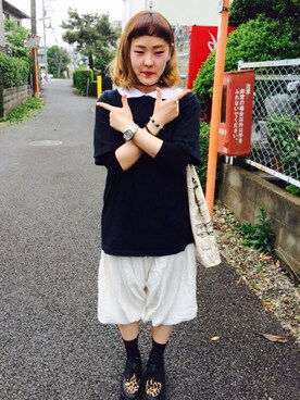 「COGU（コグ）のアイテム」を使った、mayuさん（レディース・154cm）の春コーディネート