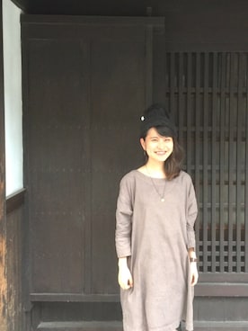 「シサム工房（シサムコウボウ）のアイテム」を使った、Punchi Lamai  さん（レディース・156cm）の秋コーディネート