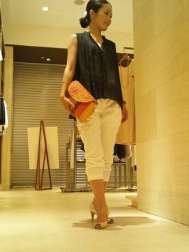 スタッフさん（レディース・157cm）の夏コーディネート