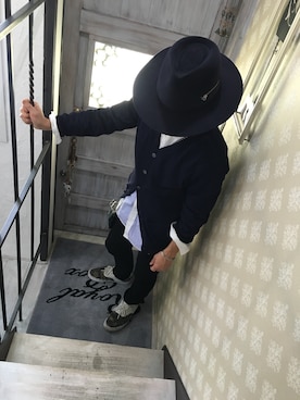 「アイテム（カーディガン/ボレロ）」を使った、SHIROさん（メンズ・170cm・30代）の冬コーディネート