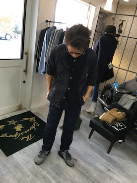 「THE NORTH FACE（ザノースフェイス）のアイテム（パンツ）」を使った、SHIROさん（メンズ・170cm）の冬コーディネート