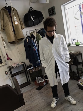 「アイテム（カバーオール）」を使った、SHIROさん（メンズ・170cm・30代）の春コーディネート