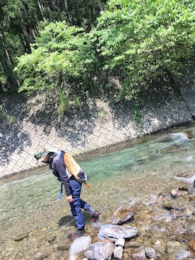 「THE NORTH FACE（ザノースフェイス）のアイテム（ハット）」を使った、SHIROさん（メンズ・170cm）の夏コーディネート