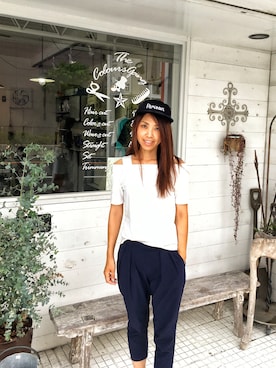 「アイテム（その他）」を使った、SHIROさん（レディース・165cm・40代）の夏コーディネート