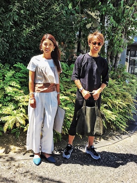 「アイテム（トートバッグ）」を使った、SHIROさん（メンズ・170cm・30代）の夏コーディネート