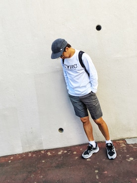 「THOM BROWNE（トムブラウン）のアイテム」を使った、SHIROさん（メンズ・170cm）の秋コーディネート