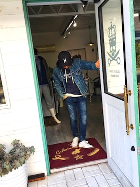 「TESTIFY（テスティファイ）のアイテム」を使った、SHIROさん（メンズ・169cm）の秋コーディネート