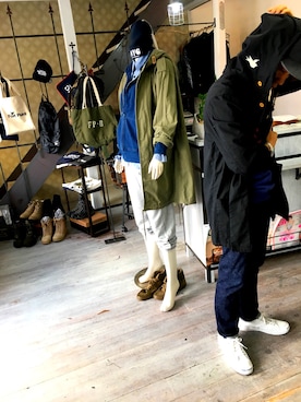 「アイテム（ミリタリージャケット）」を使った、SHIROさん（メンズ・169cm・30代）の秋コーディネート