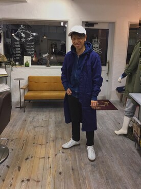 「アイテム（ミリタリージャケット）」を使った、SHIROさん（メンズ・169cm・30代）の秋コーディネート