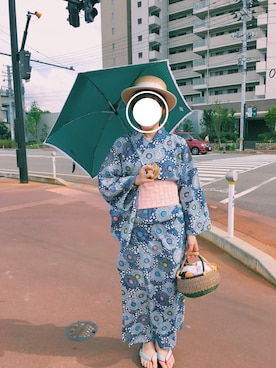 「override 」｜「アイテム（その他）」を使った、ちひろさん（レディース・161cm）の夏コーディネート
