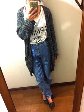 「H&M（エイチ・アンド・エム）のアイテム（その他）」を使った、mtmtさん（レディース・156cm）の秋コーディネート