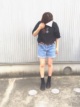 「Lee（リー）のアイテム（その他）」を使った、シさん（レディース・160cm）の春コーディネート