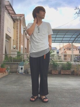 H.Kさん（メンズ・168cm）の夏コーディネート