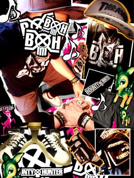 「RISK（リスク）のアイテム」を使った、きのこ＠毒x毒x毒さん（メンズ・180cm）の夏コーディネート