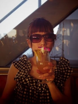「rich-（リッチ）のアイテム（つなぎ/オールインワン）」を使った、みゆちゅうさん（レディース・164cm）の春コーディネート