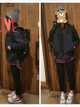 のりたさん（レディース・154cm）の冬コーディネート