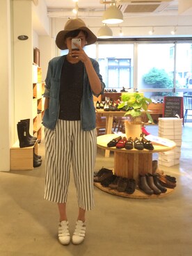 「VICTIM（ヴィクティム）のアイテム（ジャケット/アウター）」を使った、Rieko  さん（レディース・161cm）の秋コーディネート
