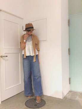 「アイテム（腕時計）」を使った、Rieko  さん（レディース・161cm）の夏コーディネート