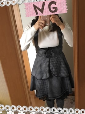 やまなかみおるさん（レディース・162cm）の冬コーディネート