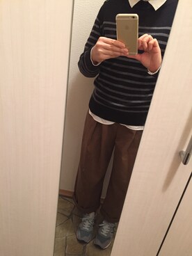 「MARGARET HOWEEL」｜mikarenaさん（レディース・156cm）の冬コーディネート