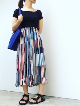 「スカーチョ」｜ちひろさん（レディース・154cm）の秋コーディネート