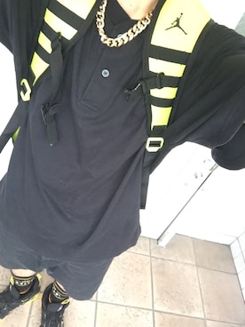 「H&M DIVIDED（エイチアンドエム　ディヴァイデッド）のアイテム（アクセサリー）」を使った、チャラもんさん（メンズ・163cm）の夏コーディネート