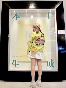 「JOYRICH」｜「アイテム（スタジャン）」を使った、MickyLeungさん（レディース・170cm）の夏コーディネート