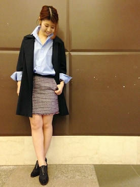 「journal standard L'essage（ジャーナルスタンダードレサージュ）のアイテム」を使った、journal standard L'essage 銀座店 スタッフDさん（レディース・155cm）の冬コーディネート