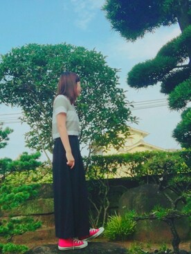 「おばあちゃん家」｜ゆりこさん（レディース・159cm）の夏コーディネート