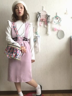 「fafa」｜「アイテム（ワンピース/ドレス）」を使った、わかリロさん（レディース・161cm）の冬コーディネート