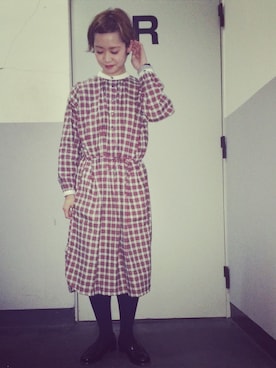 「HAVERSACK」｜「アイテム（その他シューズ）」を使った、maruyama ayakaさん（レディース・155cm）の冬コーディネート