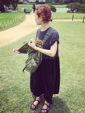 maruyama ayakaさん（レディース・155cm）の夏コーディネート