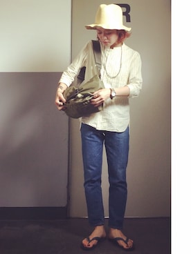 maruyama ayakaさん（レディース・155cm）の夏コーディネート