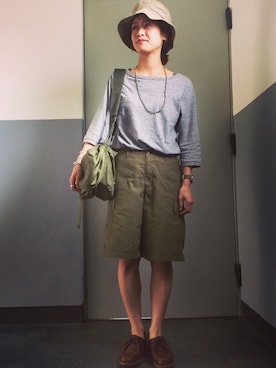 maruyama ayakaさん（レディース・155cm）の夏コーディネート