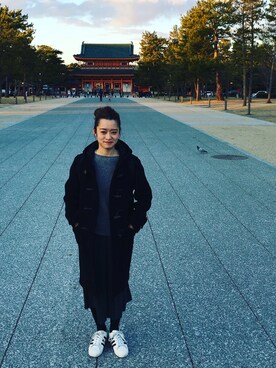 maruyama ayakaさん（レディース・155cm）の冬コーディネート