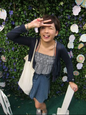 「skirt」｜LaiChrissさん（メンズ・160cm）の夏コーディネート