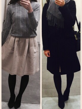 rina.さん（レディース・157cm）の冬コーディネート