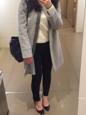 rina.さん（レディース・157cm）の冬コーディネート