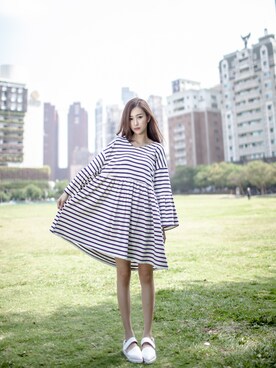 「SWAGGER（スワッガー）のアイテム（ワンピース/ドレス）」を使った、swaggerさん（レディース・167cm）の春コーディネート