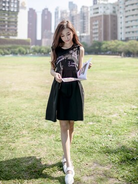 「SWAGGER（スワッガー）のアイテム（ワンピース/ドレス）」を使った、swaggerさん（レディース・167cm）の春コーディネート