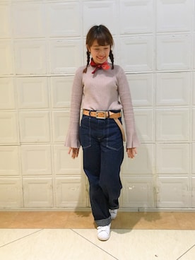 「BEAMS BOY（ビームスボーイ）のアイテム（財布/小物）」を使った、takita mikiさん（レディース・154cm）の春コーディネート
