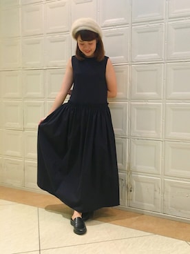 「RBS」｜「アイテム（ハンチング/ベレー帽）」を使った、takita mikiさん（レディース・154cm）の夏コーディネート